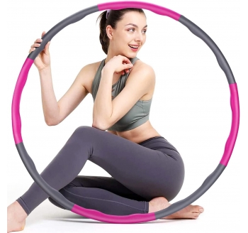 Tatopa Hula Hoop for Fitness - 8 Segments Removable Hoola Hoop Suitable for sports, abdominal shaping, weight loss and massage